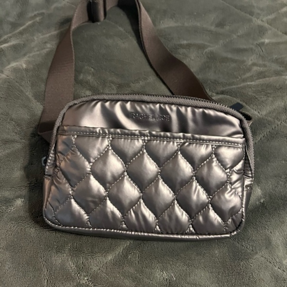 Rachel Zoe Metallic Quilted Bag